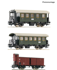 Roco 6200040 - 3-tlg. Set: Nebenbahnzug, DB (HO|DC)