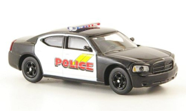Ricko 38268 - Dodge Charger, zwart/wit, Police, (USA) (HO) (8)