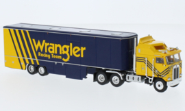 Brekina 85737 - Kenworth K 100 Aerodyne, Wrangler Racing 1980 (HO)