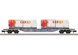 Minitrix 15495 - SBB Cargo, Containertragwagen "coop®" (N|DC)