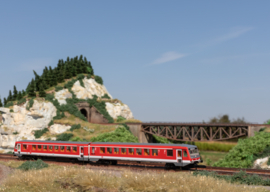 Märklin 88700 - DB AG, Dieselmotorwagen type 628.2 met Stuurstandwagen type 928.2 (Z)