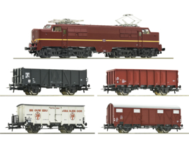 Roco 61460 - NS, Elektrische locomotief serie 1224 met goederentrein (H0|AC Sound)
