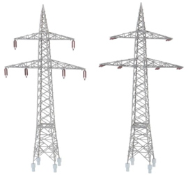 Faller 130898 - 2 Hoogspanningsmasten (110 kV) (HO)