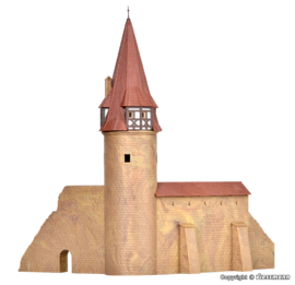 Kibri 37109 -  Ronde toren met muur (N)
