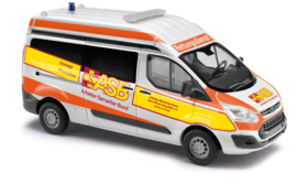 Busch 52514 - Ford Transit Custom Hochdach, ASB Bonn (HO)