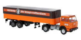 Brekina 82259 - Hanomag-Henschel F 161 S trekker/oplegger,  Vermey de Bruyn, 1969 (HO)