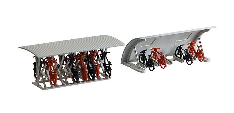 Faller  180584 - Fietsenrekken met fietsen (HO)