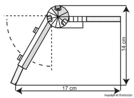 Kibri 37109 -  Ronde toren met muur (N)