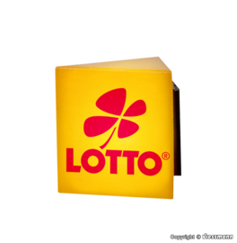 Viessmann 1374 - Reclamebord "Lotto" met LED verlichting (HO)