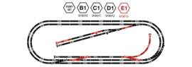 Fleischmann 919013 - Railset E1