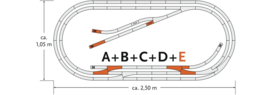 Roco 61104 - Track set E (HO)