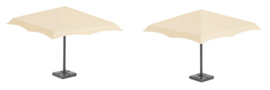 Faller 180862 - 2 Rechthoekige parasols (HO)
