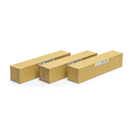 Athearn ATH 16391 - Athearn 40' Low Cube Container, ANYU#2 (3) (HO)