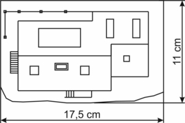 Vollmer 43724 - Woonhuis met winkel (HO)