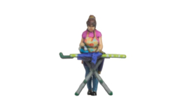 Noch 10425 - ,,Vrouw strijkt“   (HO)