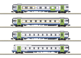 Minitrix 18293 - BLS, Schnellzugwagen-Set "GOLDENPASSLINE" (N|DC)