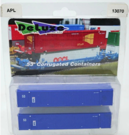 De Luxe 13070 - set 53' corrugated containers APL (N)