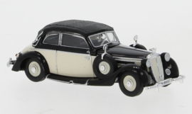 Ricko 38680 - Horch 930V Cabriolet, wit/zwart, 1939, top gesloten (HO)