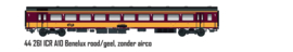 LS Models 44261 - NS, ICR A10 Benelux rood/geel, zonder airco (HO)