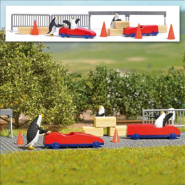 Busch 7924 - Pinguïns zeepkistrace(HO)