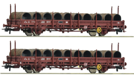 Roco 6600119 - SNCF, set rongenwagens Ks (HO|DC)