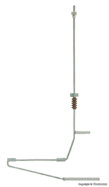 Viessmann 4177 - houder voor overspanning, 3 stuks (HO)