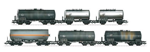 Märklin 46533 - Set van 6 ketelwagens EVA/VTG (HO)