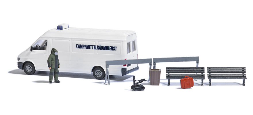Busch 7953 - Actieset, Niet-opgeëiste Koffer (HO)