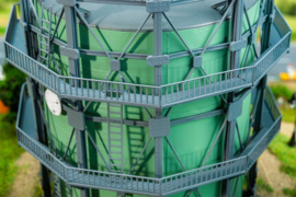 Faller 130157 - Gasometer met pijpwerk  (HO)