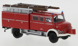 Brekina 47141 - Mercedes LAF 1113 LF 16, rot/weiss, 1972, mit Vorbaupumpe (HO)