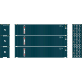 Athearn ATH 24561 - 45' Containers, Wan Hai (3) (HO)