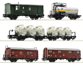 Roco 6600018 - DB, goederenwagenset (HO)