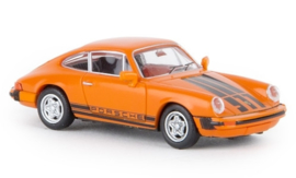 Brekina 16317 - Porsche 911 G, oranje, 1976, TD (HO)