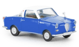 Brekina 27858 - Goggomobil Coupe, blauw/wit (HO)