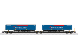 Märklin 47476 - TX logistik, dubbele kuilwagen type Sdggmrss (HO|AC)