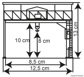 Kibri 39316 - Overlaadkraan Horb (HO)