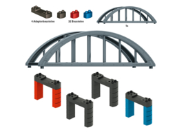 Märklin my world 72218 - set bouwstenen viaductspoorwegbrug (HO)