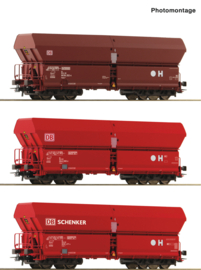 Roco 6600135  - 3-tlg. Set: Selbstentladewagen, DB AG (HO|DC)