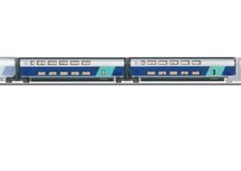 Märklin 43433 - SNCF, Set uitbreidingsrijtuigen 2 voor TGV Euroduplex (HO)