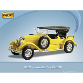 Ricko 38478 - Mercedes Benz 630K, geel, 1927 (HO)