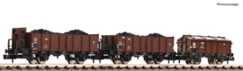 Fleischmann 880905 - ÖBB, 3-delige set goederenwagens (N)