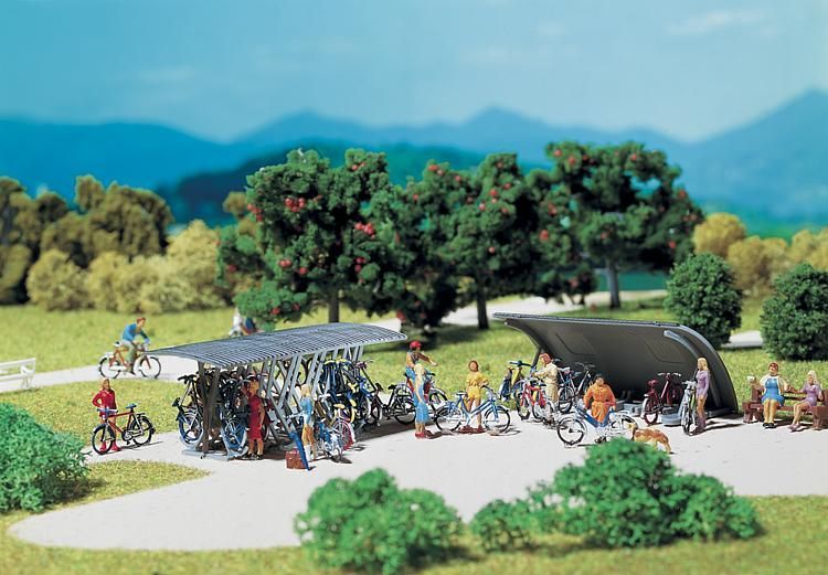 Faller 272535 - 2 Rekken met fietsen (N)