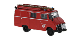 Brekina 35802 - Opel Blitz LF 8 "Werkfeuerwehr Kässbohrer", 1959 (HO)