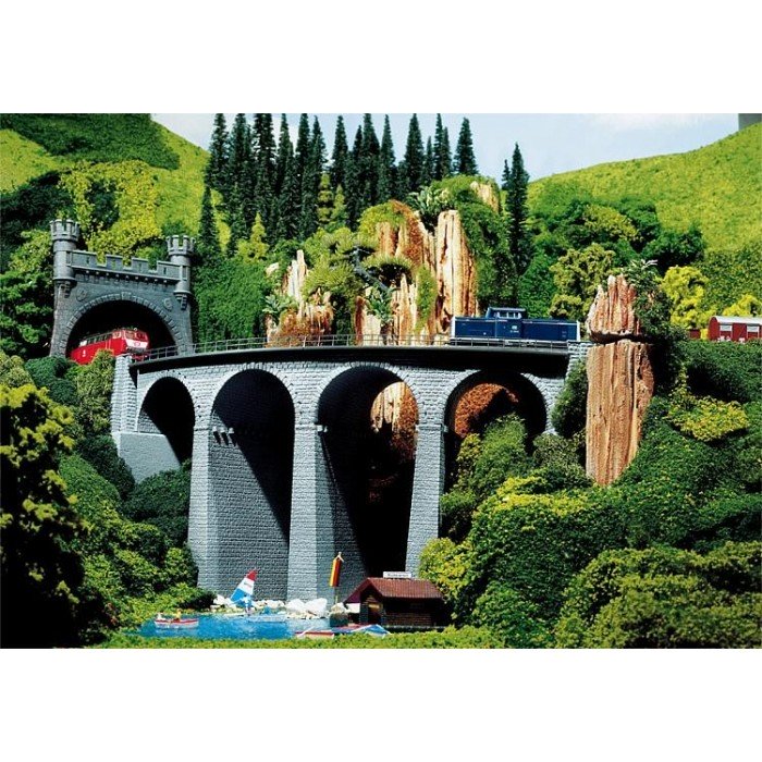FALLER 222593 - Viaductbrug, 2-spoor (N)
