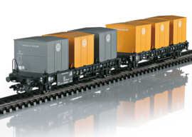 Märklin 46661 - DB, Container transportwagen Laabs (HO)