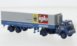 Brekina 85241 - DAF DO 2000 trekker/koeloplegger, Binfürst - Iglo 1957 (HO)