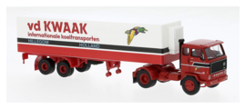 Brekina 85688 - Volvo F 89 gesloten oplegger, v.d.Kwaak, nieuw ontwerp (NL) (HO)