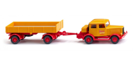 Wiking 085048 - Hanomag met aanhanger "Bölling" (HO)