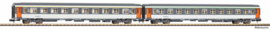 Piko 94505 - N 2er Set Abteilwagen 1. Klasse + 2. Klasse SNCF IV/V (N|DC)
