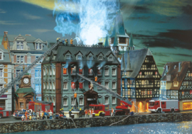 Faller 231721 - Brandend belastingkantoor (N)